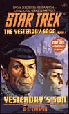 TOS: Yesterday's Son-by A. C. Crispin cover