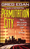 Permutation City-by Greg Egan cover pic